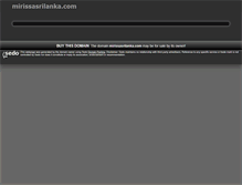 Tablet Screenshot of mirissasrilanka.com